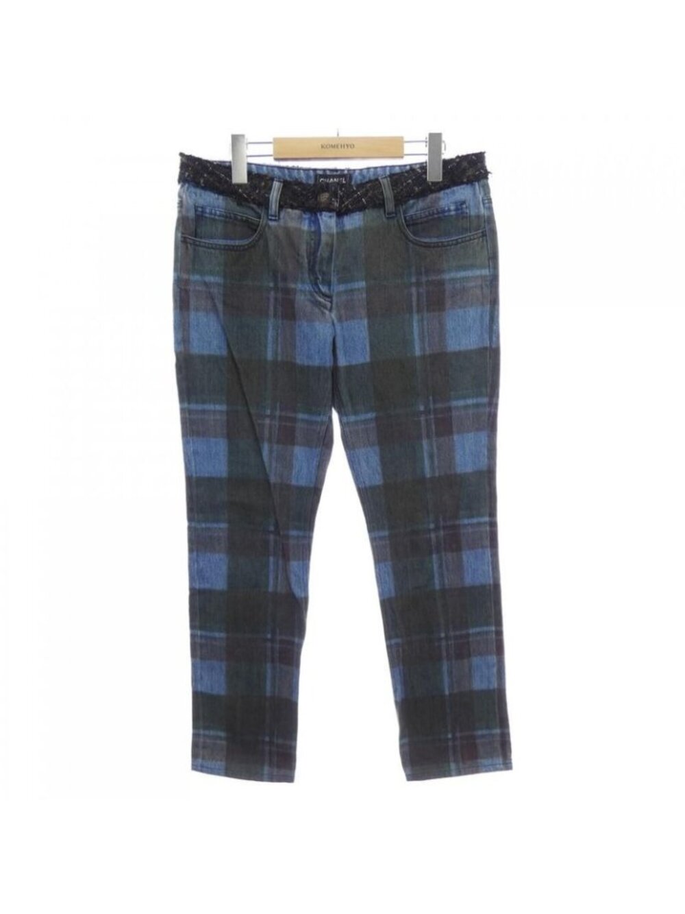 Chanel Size 42 Blue Pants
